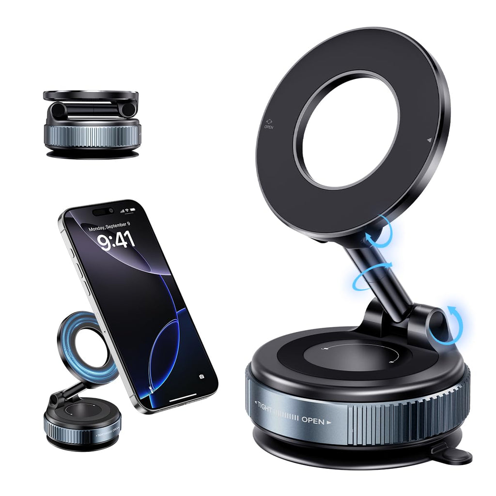 OKLI Magnetic Vacuum Car Mount