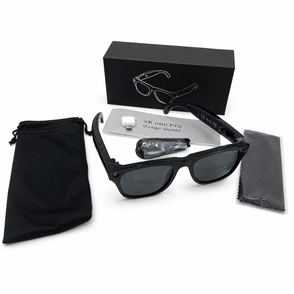OKLI AI Smart Glasses with HD Camera & Voice Assistant