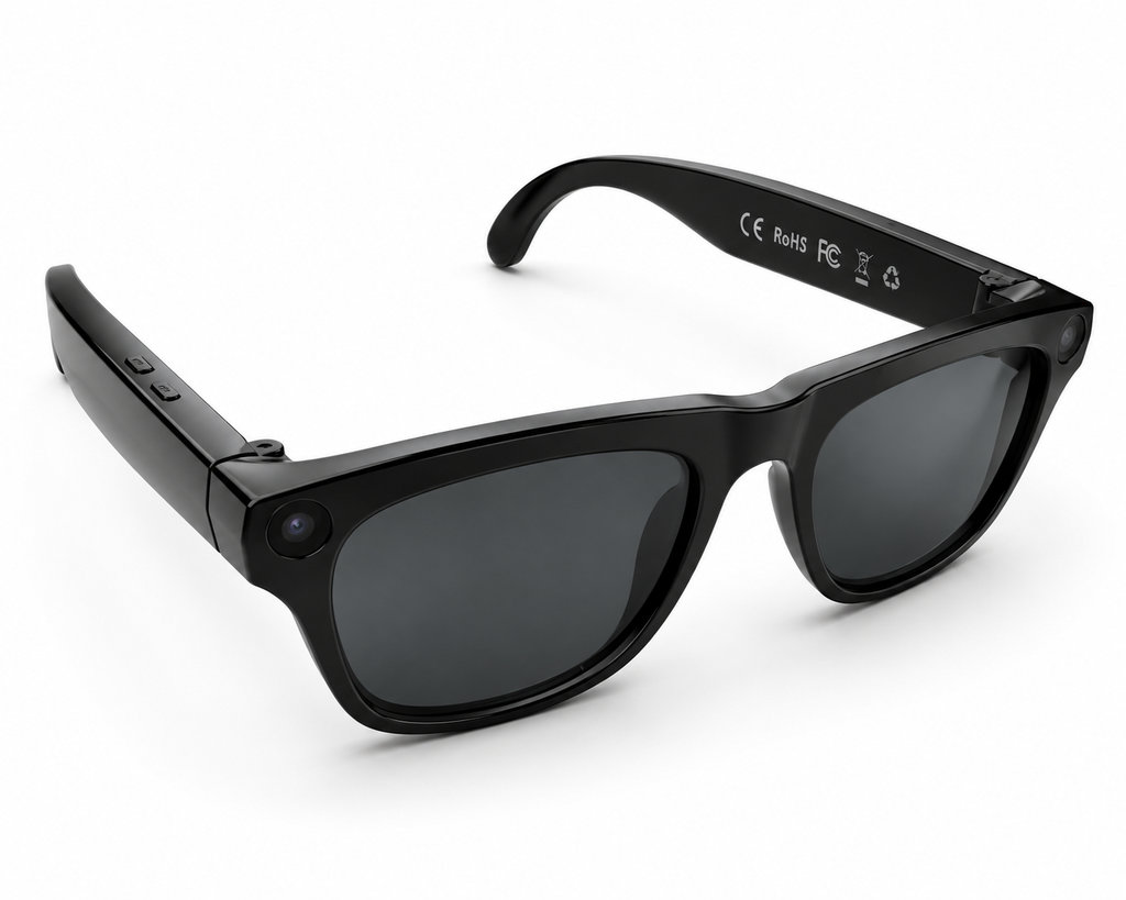 OKLI AI Smart Glasses with HD Camera & Voice Assistant